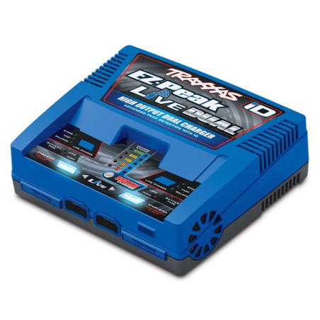 CHARGEUR DOUBLE RAPIDE LIVE AC LIPO / NIMH 200W PRISE TRAXXAS