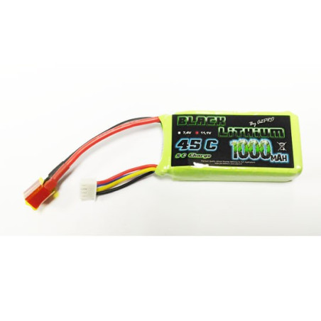 Accu LiPo Black Lithium 1000mAh 45C 3S