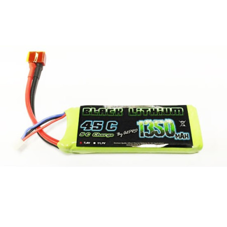 Accu LiPo Black Lithium 1350mAh 45C 2S