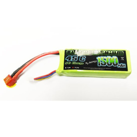 Accu LiPo Black Lithium 1500mAh 45C 3S