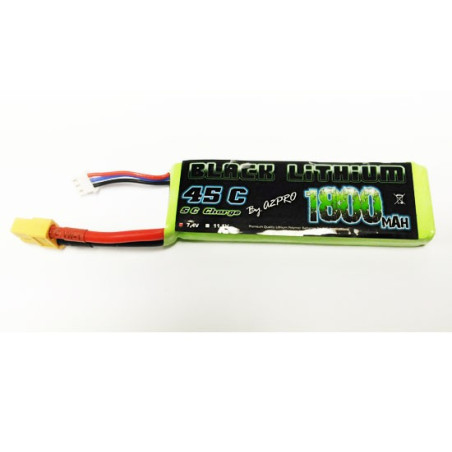 Accu LiPo Black Lithium 1800mAh 45C 2S