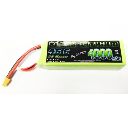 Accu LiPo Black Lithium 4000mAh 45C 4S