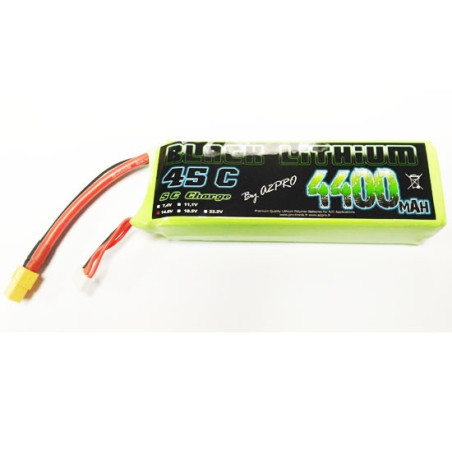 Accu LiPo Black Lithium 4400mAh 45C 4S